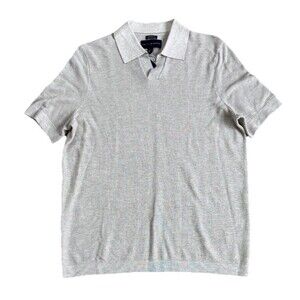Joseph Abboud Modern Fit Polo Shirt Beige Color, Men size Medium NWT